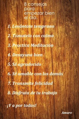 8 consejos para el día