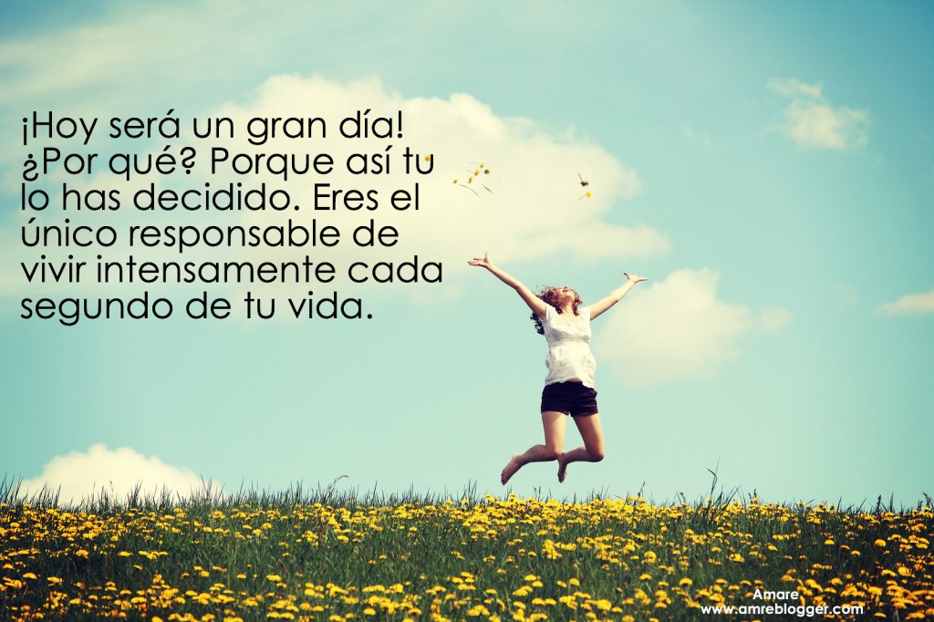 Tu decides como quieres vivir