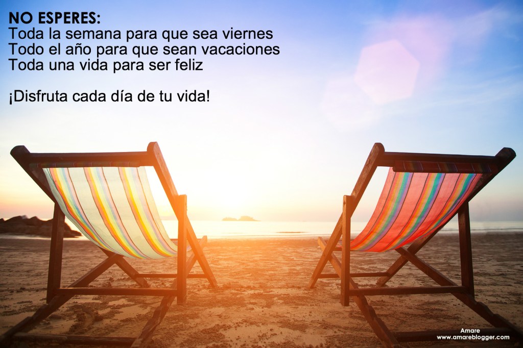 frase disfruta cada día de tu vida