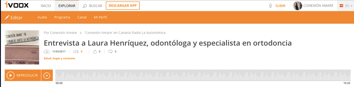 ivoox entrevista Laura Henriquez