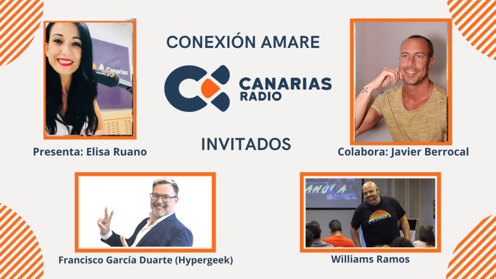 Programa domingo 2 de abril 2023, Conexión Amare en Canarias&nbsp;Radio.